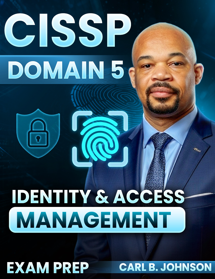 CISSP Domain 5 Identity and Access Management Exam Prep book cover