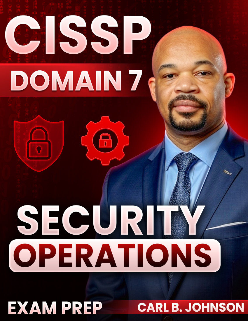 CISSP Domain 7 Security Operations Exam Prep book cover