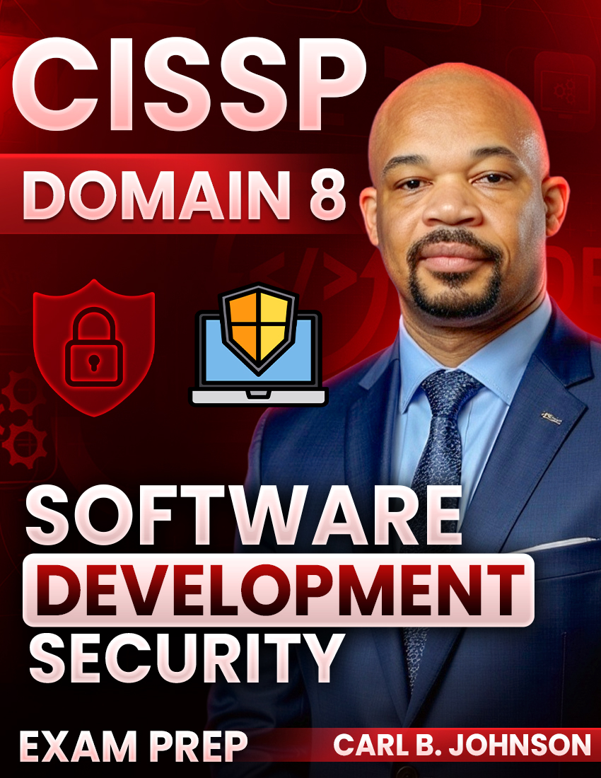 CISSP Domain 8 Software Development Security Exam Prep book cover