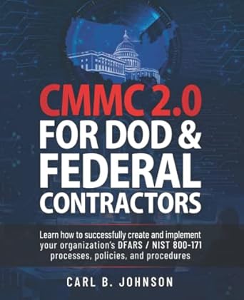 CMMC 2.0 For DOD & Federal Contractors book cover