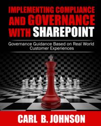 Implementing Compliance and Governance with SharePoint book cover