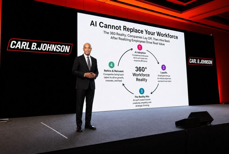 Carl B. Johnson On Stage
