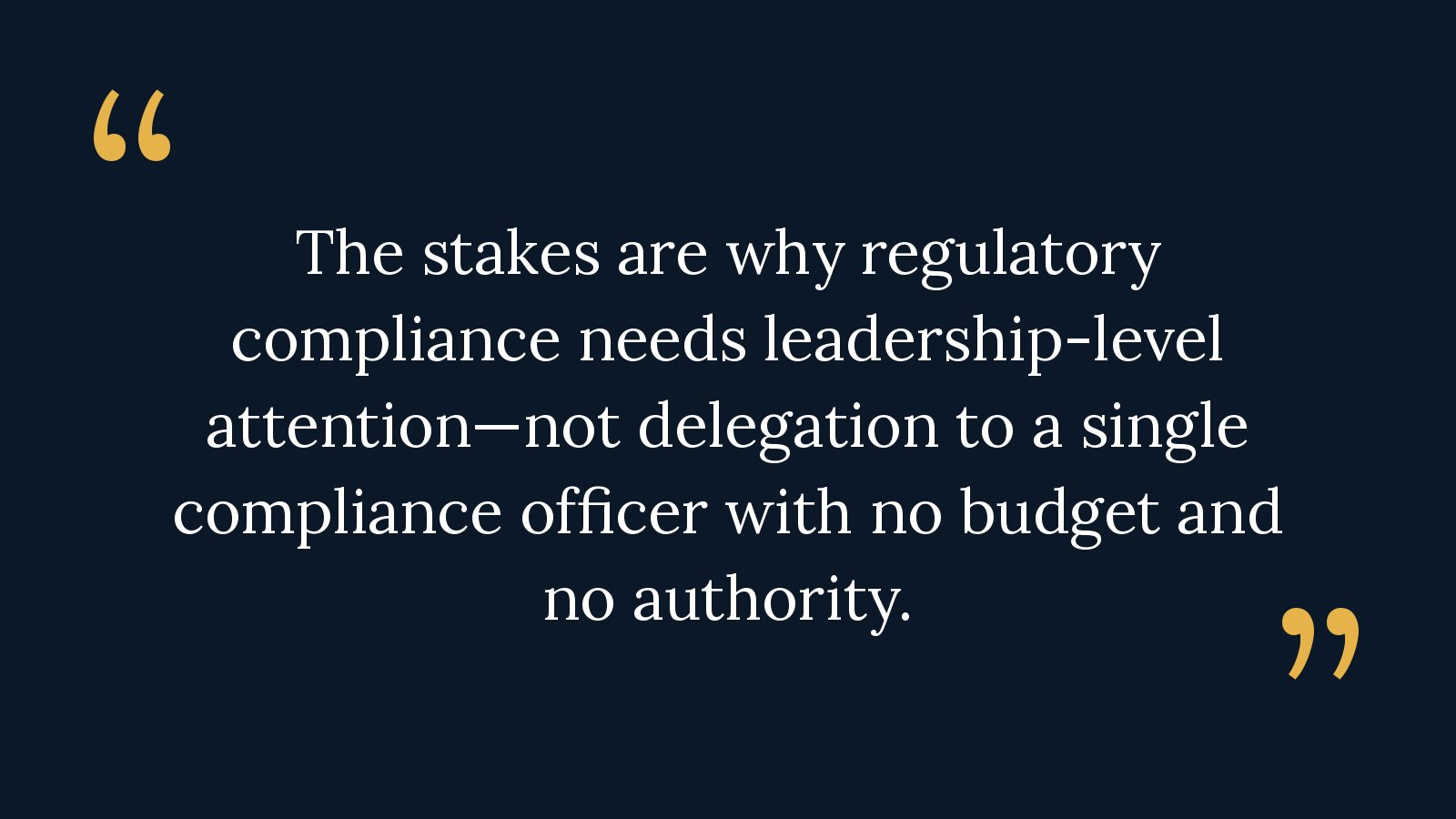 Regulatory compliance frameworks